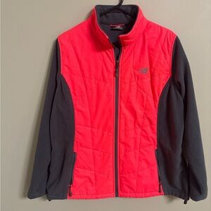 New Balance Womens Size 1X Premium Microfleece & Quilted Shell Zip Jacket